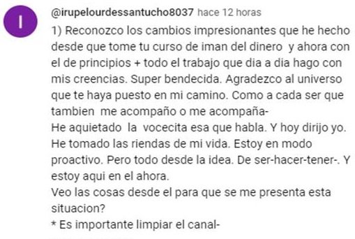 Irupe 2 IMAN DEL DINERO Carlos Ki Coach