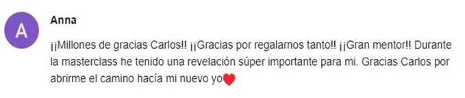 testi masterclass Carlos Ki Coach